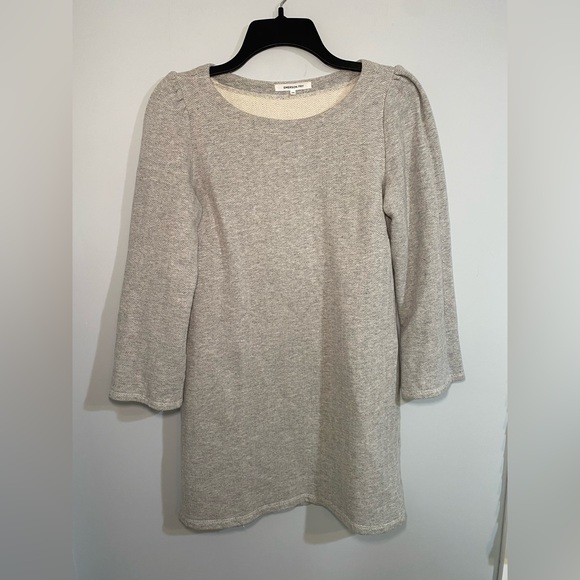 Emerson Fry Gray Alice Tunic Dress Puff Sleeves Size XS - Picture 3 of 10